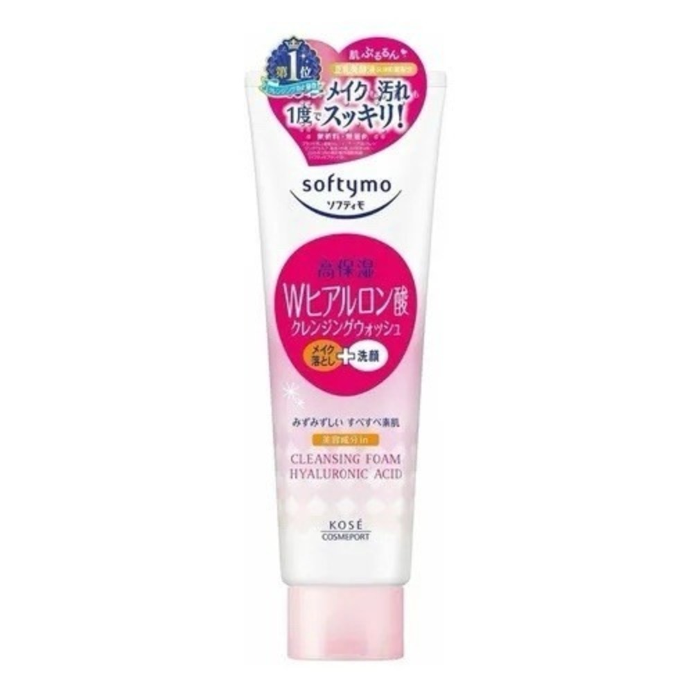 KOSE Softymo Cleansing Wash Hyaluronic Acid Cleanser 190g from Japan